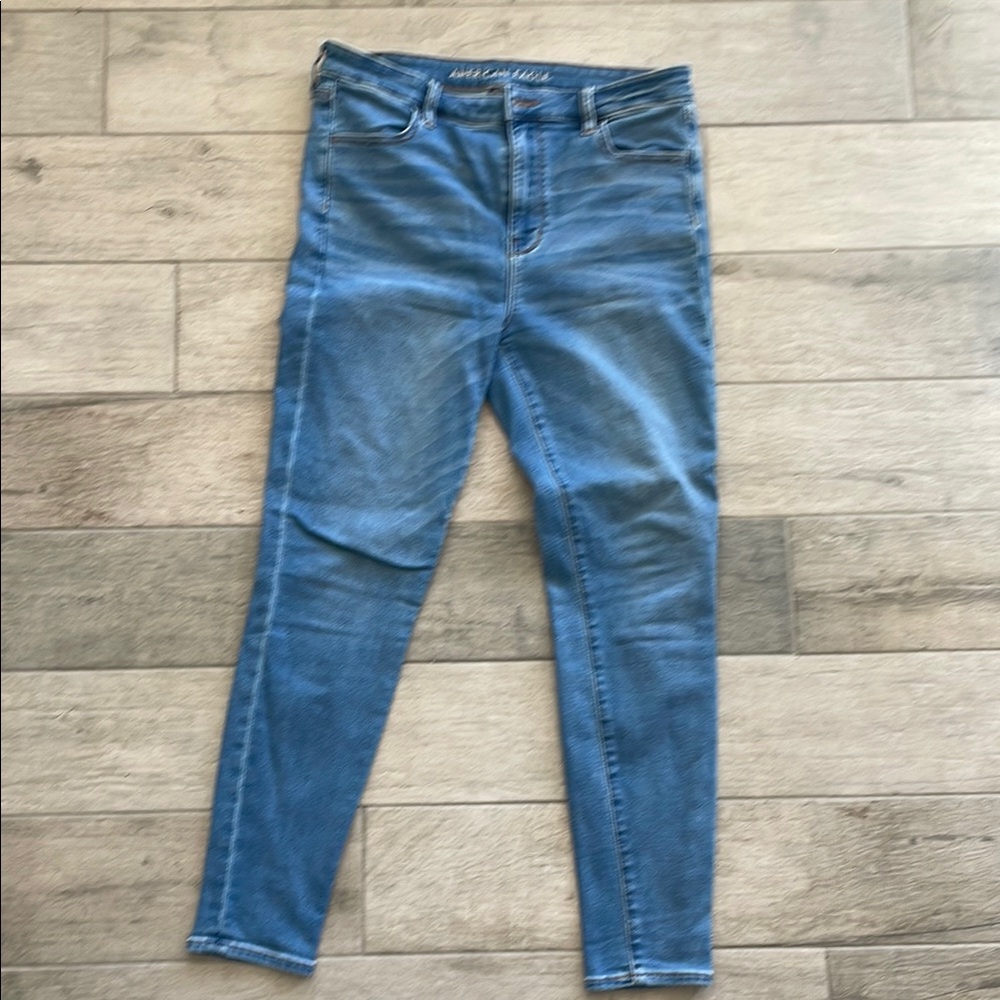 American Eagle Outfitters Blue Jeggings Skinny Fit